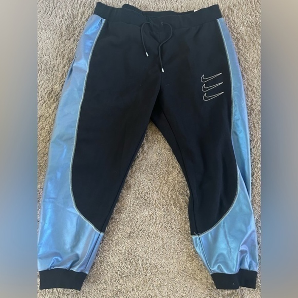 Nike Sportswear Blue/Black Sweatpants DM9215-010, Women’s Plus Size 2X mid rise